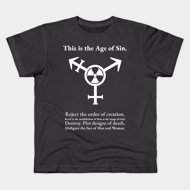 Age of Sin Kids T-Shirt by Ophelia's HRTees